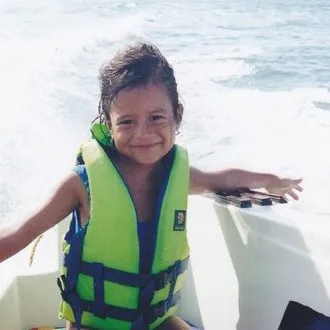 Andrea Stahl as a child